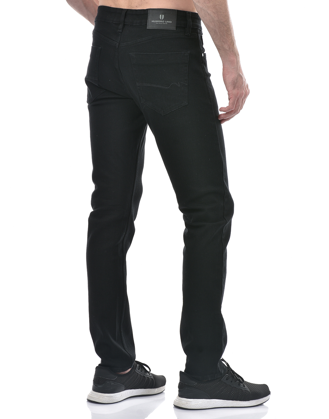 Numero Uno Men Solid Black Jeans